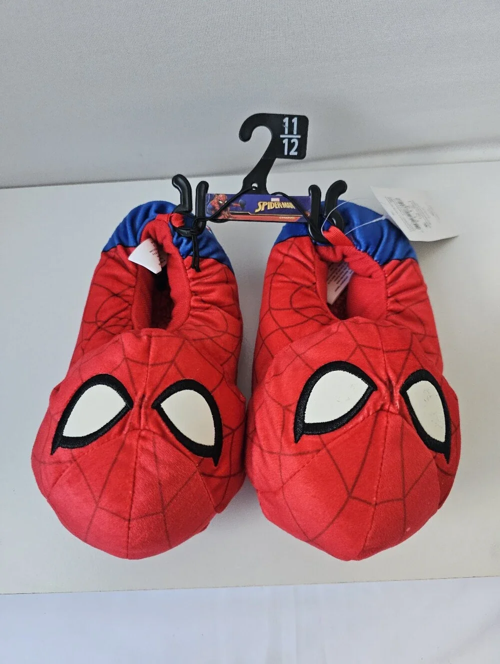 Marvel Spider-Man Plush Slippers Kids Toddler Sizes 9-10 11-12 NWT Choose Size